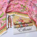 Ethnic Digital Printed Khaddar 3-Piece Un-Stiched