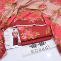 Khaadi Digital Printed Dhanak 3-Piece Un-Stiched
