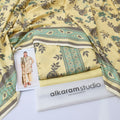 AlKaram Digital Printed Dhanak 3-Piece Un-Stiched