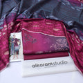 AlKaram Digital Printed Dhanak 3-Piece Un-Stiched