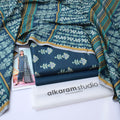AlKaram Digital Printed Dhanak 3-Piece Un-Stiched