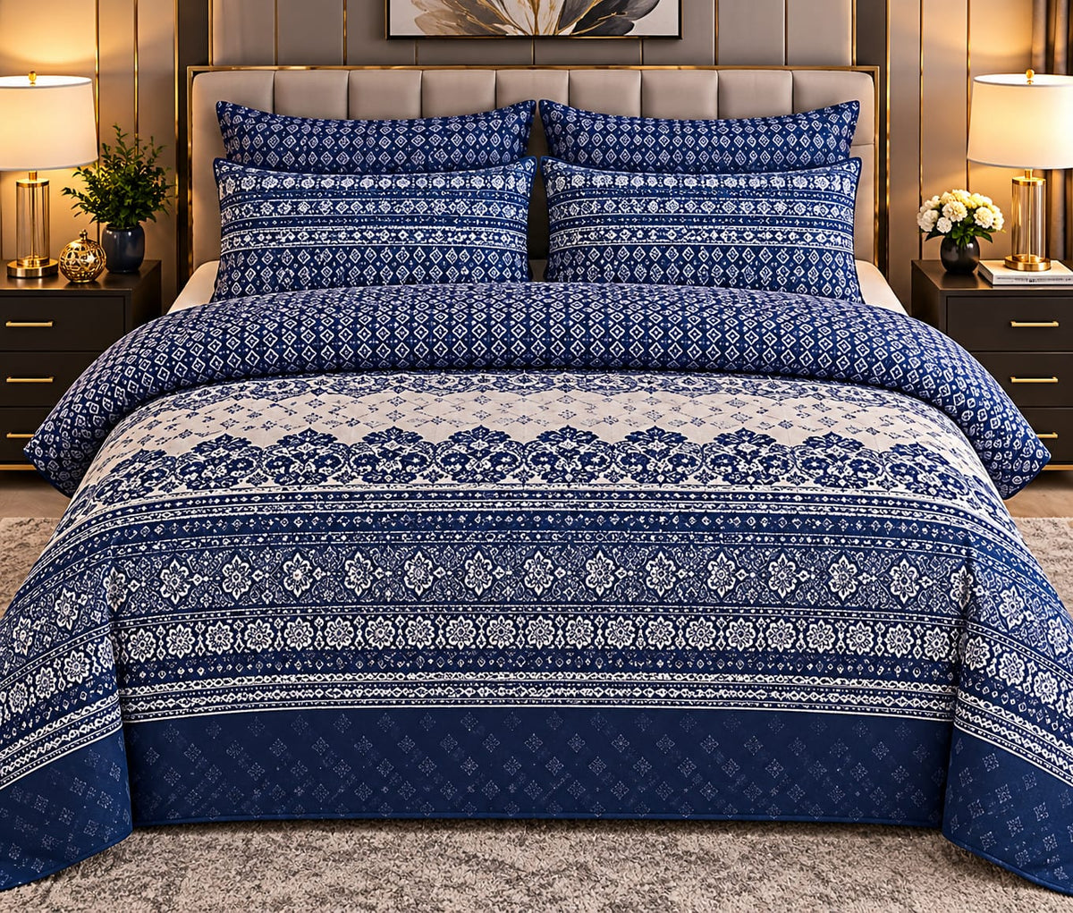 PREMIUM COTTON KING SIZE BED SHEET