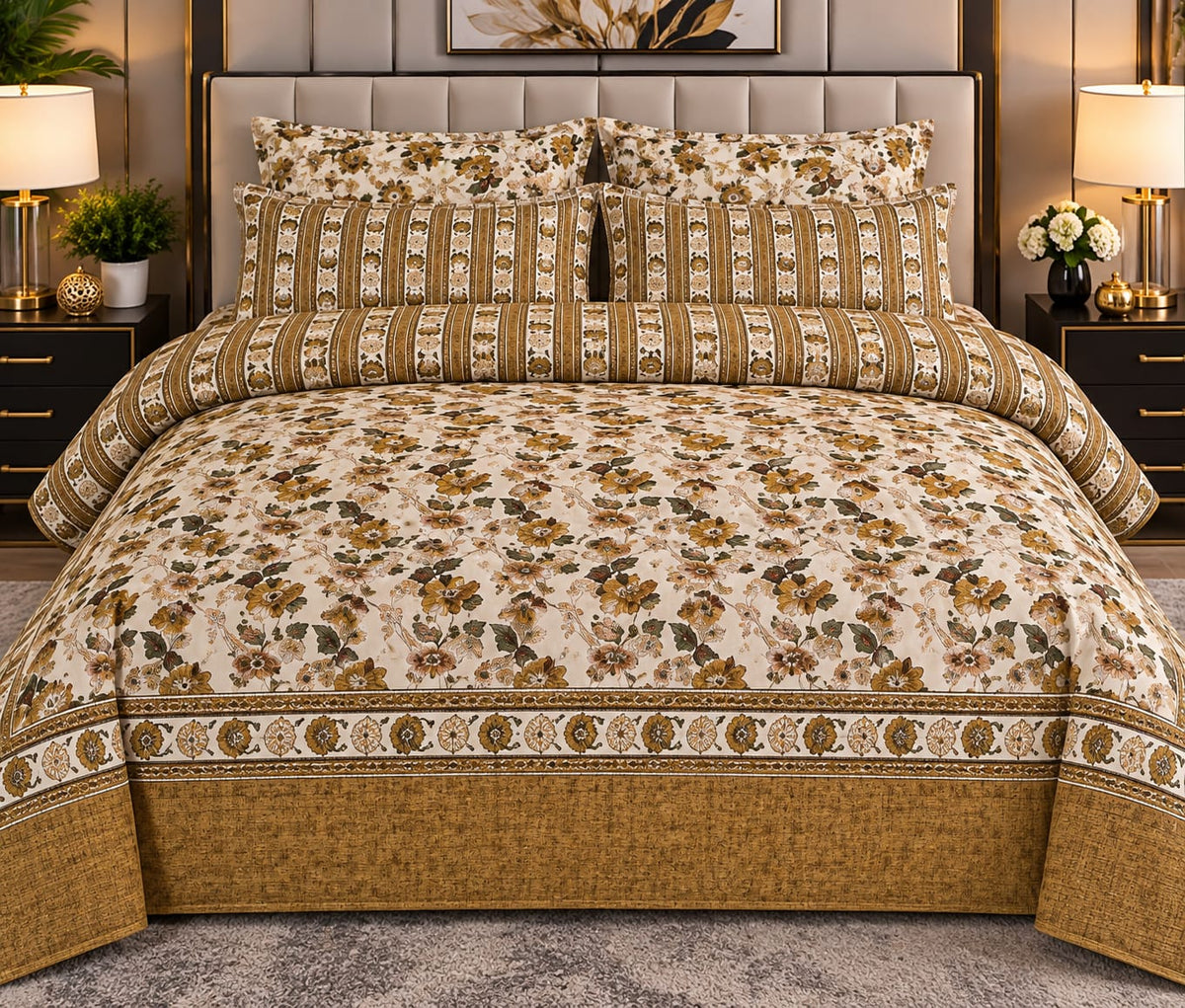 PREMIUM COTTON KING SIZE BED SHEET