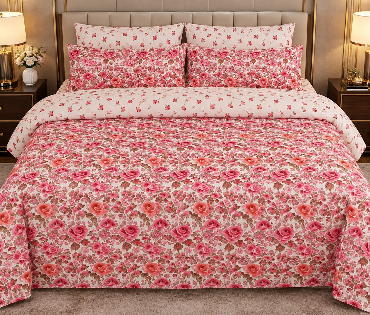 PREMIUM COTTON KING SIZE BED SHEET