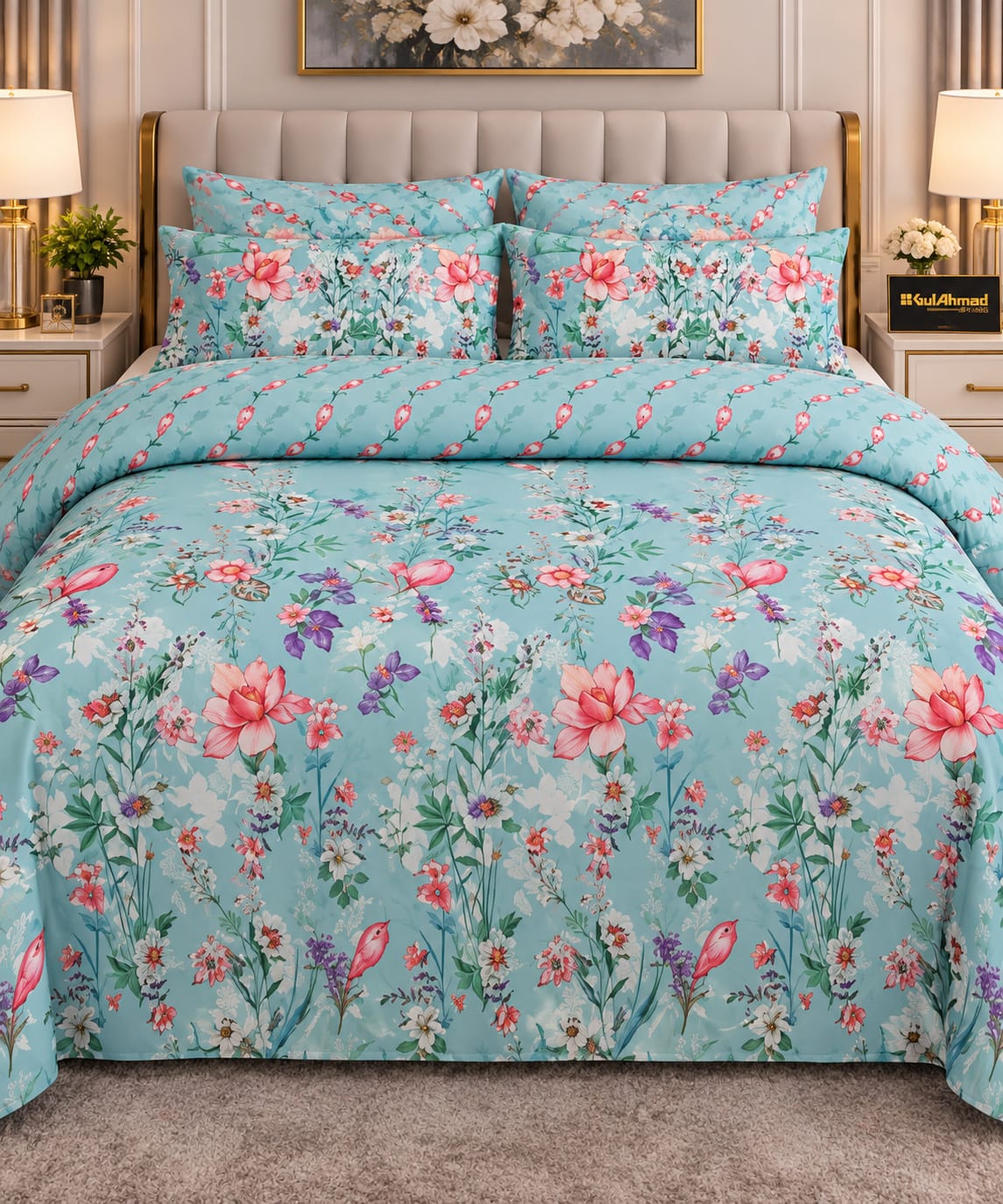 PREMIUM COTTON KING SIZE BED SHEET
