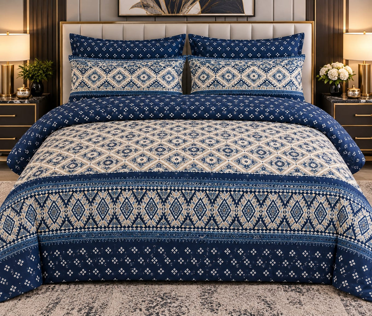 PREMIUM COTTON KING SIZE BED SHEET