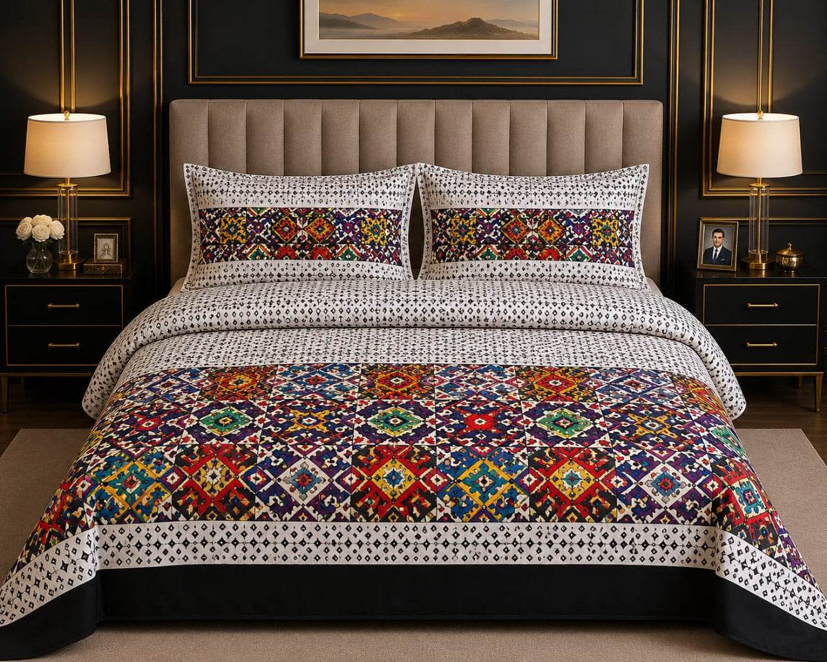 PREMIUM COTTON KING SIZE BED SHEET