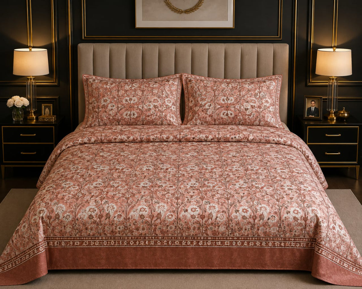 PREMIUM COTTON KING SIZE BED SHEET