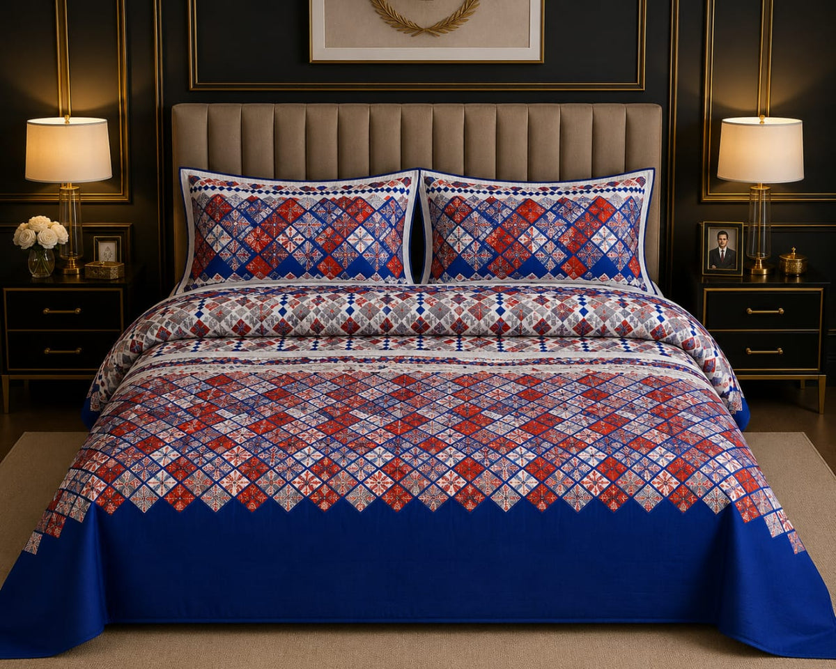 PREMIUM COTTON KING SIZE BED SHEET