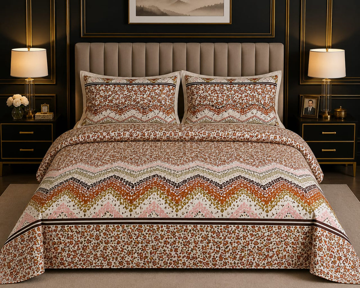 PREMIUM COTTON KING SIZE BED SHEET