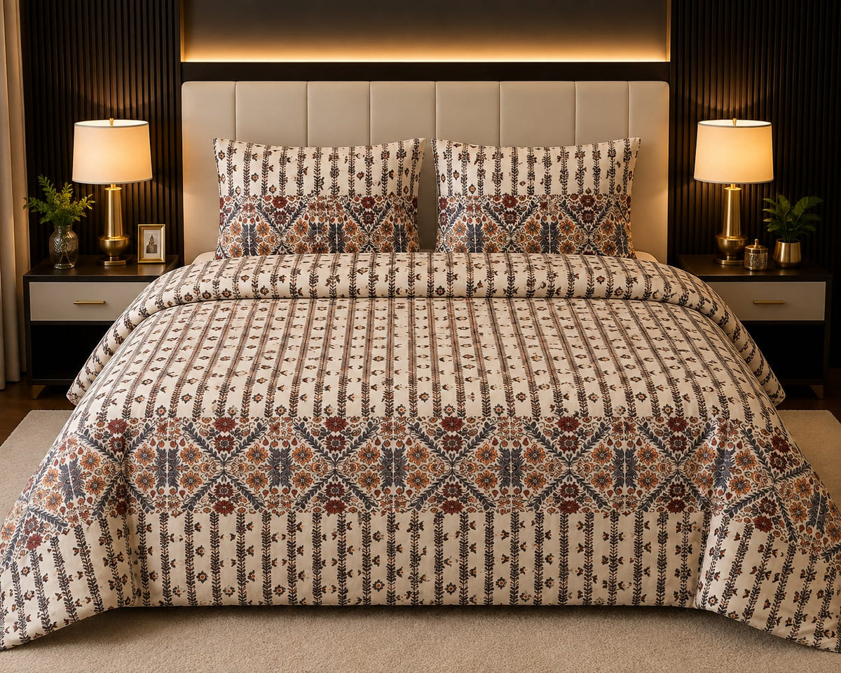 PREMIUM COTTON KING SIZE BED SHEET